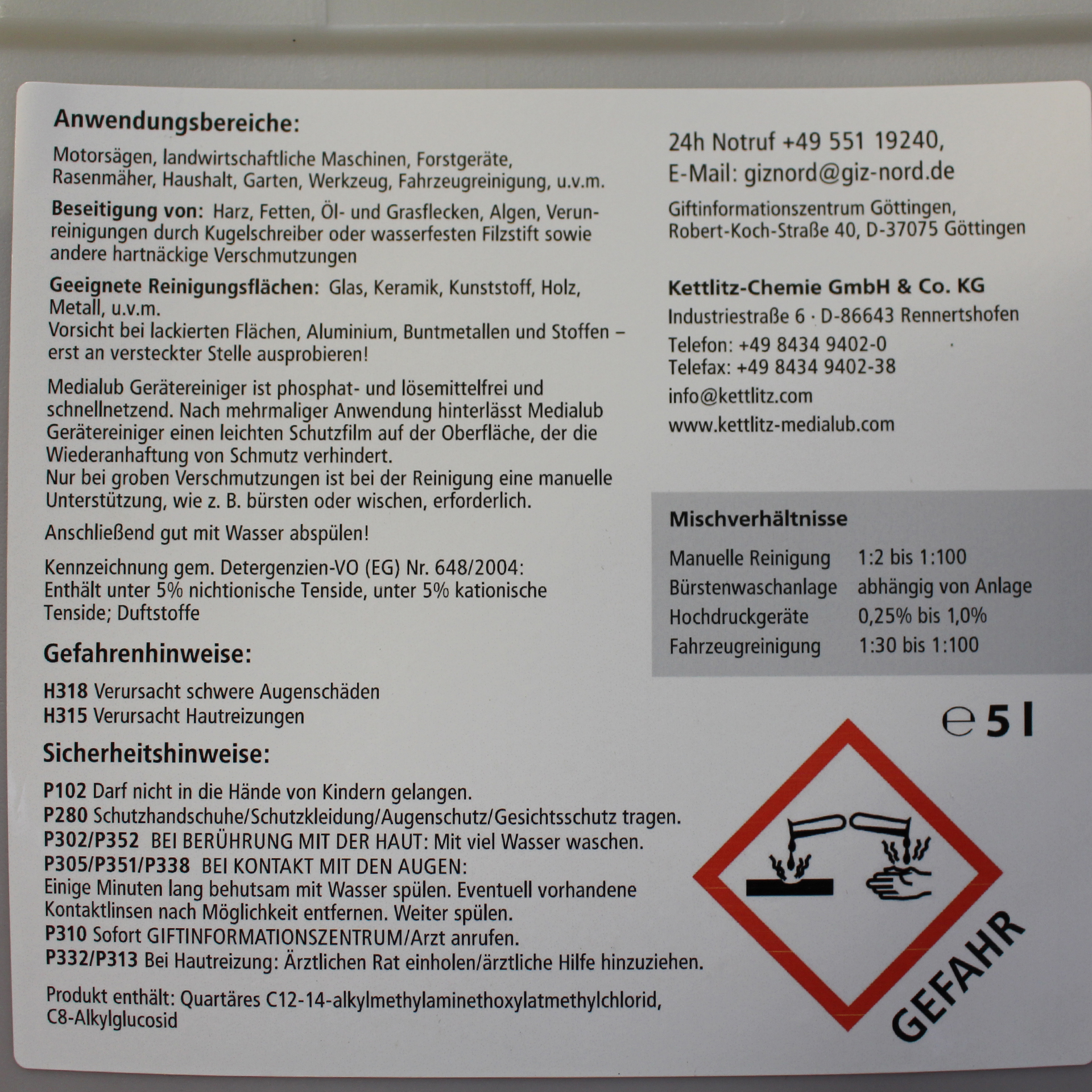 medialub-4220-Gefahrenhinweise