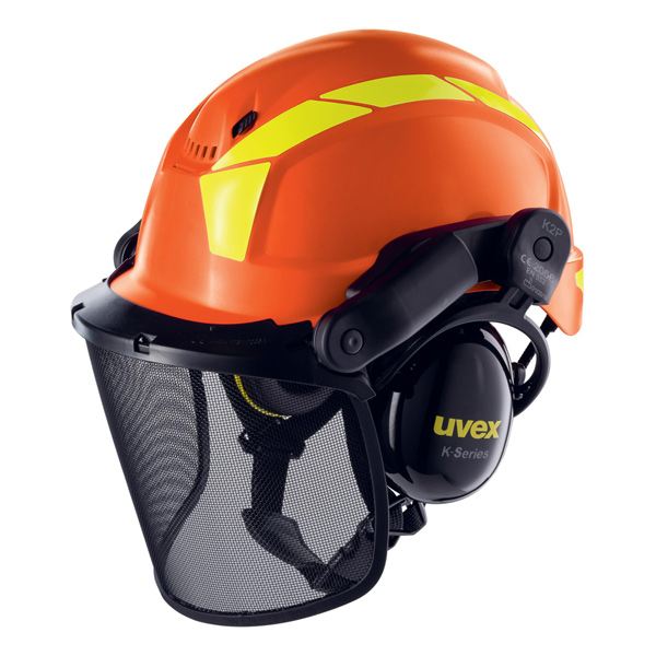 uvex pheos forestry Forsthelm orange-neongelb