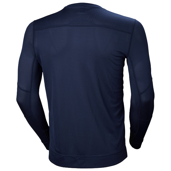 HellyHansen_LifaCrewneck_75105_590_2 Helly Hansen Lifa Crewneck Funktionsshirt langarm, Navy