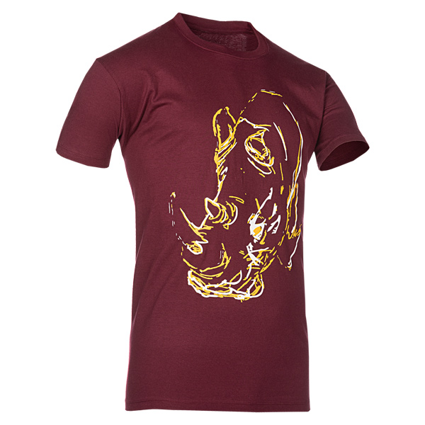 SIP Rhino T-Shirt, Dunkelrot