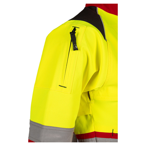 SIP Progress Forest Pro Flash Arbeitsjacke - rot - leuchtgelb
