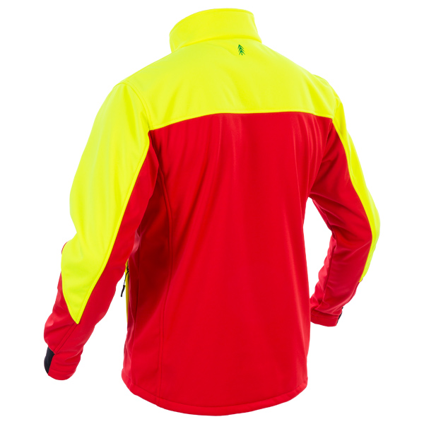 Forst-Extrem Beginner 2.0 Softshelljacke - Rot-Gelb