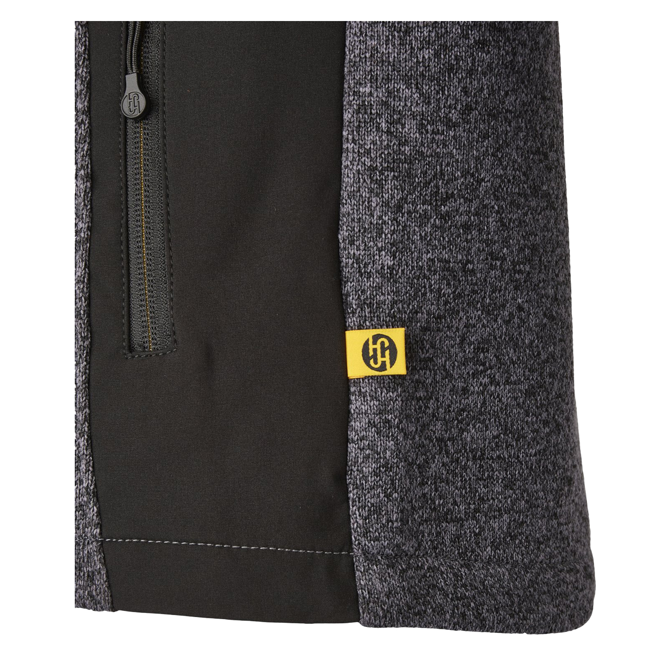 HS-80509-9074_4 Hans Schäfer Strickfleecejacke Smart - braun