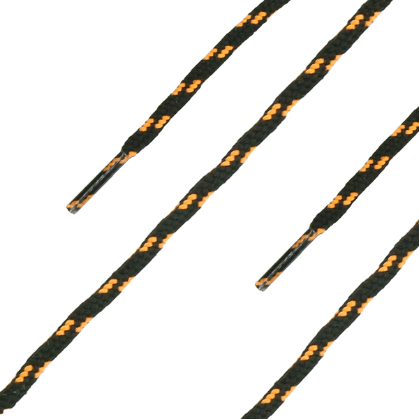 HAIX Schnürsenkel, rund, schwarz-orange