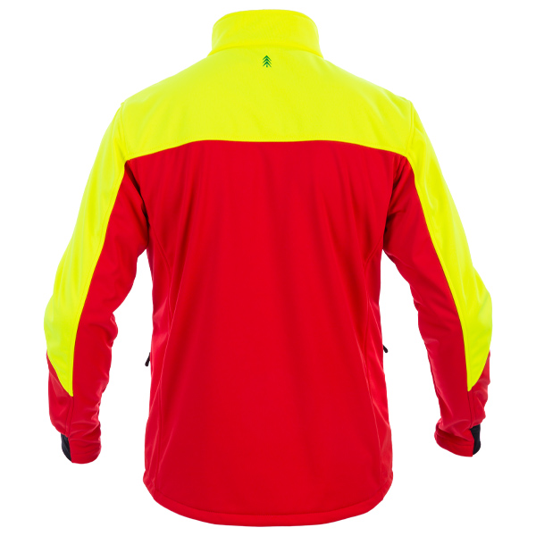 Forst-Extrem Beginner 2.0 Softshelljacke - Rot-Gelb