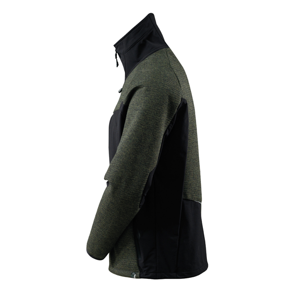 MASCOT_Advanced_Strick_Jacke_mit_Membran_moosgruen_schwarz_4 MASCOT Advanced Strickjacke mit Membran