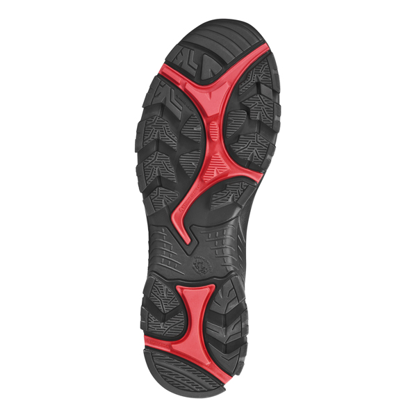 HAIX Black Eagle Safety 54 Mid Sicherheitsstiefel schwarz-rot