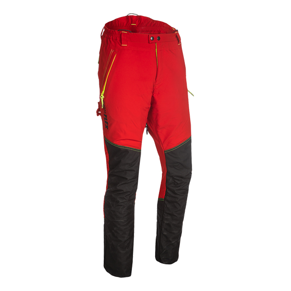 SIP_ReFlex_Schnittschutzhose_rot_schwarz_1XRP_907_2 SIP ReFlex Schnittschutzhose, Schnittschutzklasse 1 (20 m/s) - Rot-Gelb