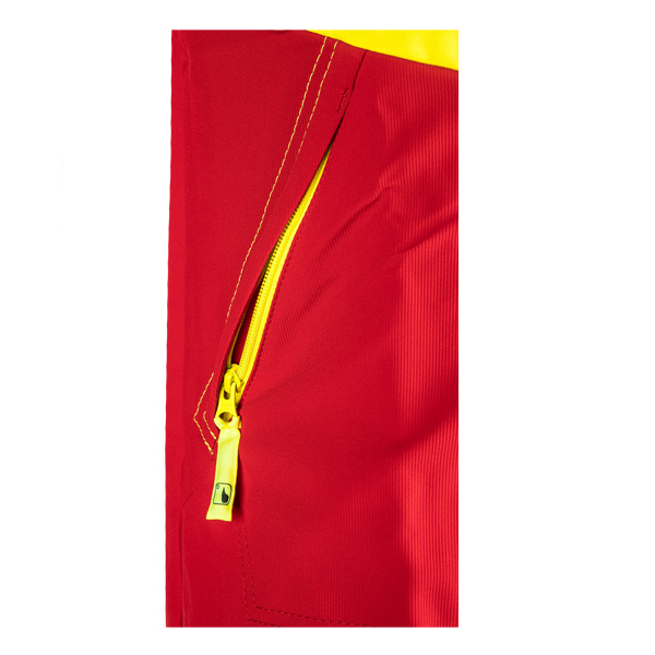 SIP_Flex_Arbeitsjacke_rot-neongelb_1XSK_Detail SIP Flex Arbeitsjacke