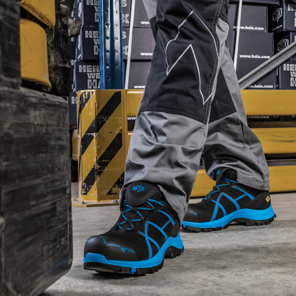 HAIX Black Eagle Safety 40 Low Sicherheitsschuh blau-schwarz
