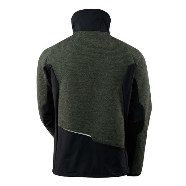 MASCOT_Advanced_Strick_Jacke_mit_Membran_moosgruen_schwarz_2 MASCOT Advanced Strickjacke mit Membran